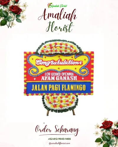 Bunga Papan Congratulation di Kabukan